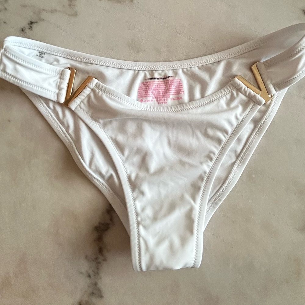 Victoria's Secret woman’s White Bikini Bottoms